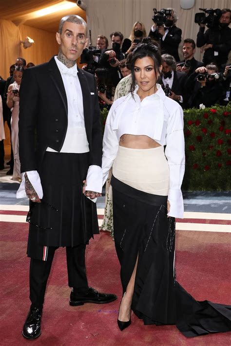 Kourtney Kardashian And Travis Barker Make Met .